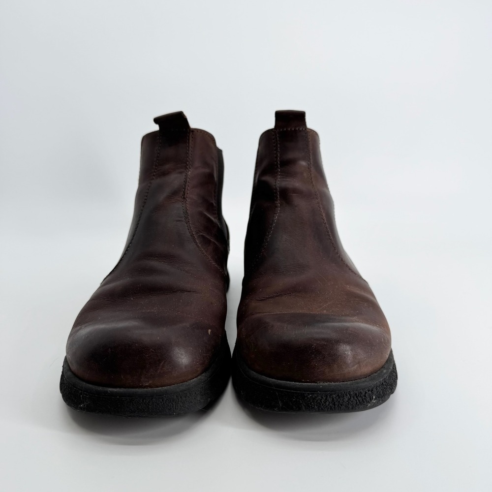 NAOT Boots Womens 40 Brown Leather Chelsea Ankle Orthoheel Comfort Slip On